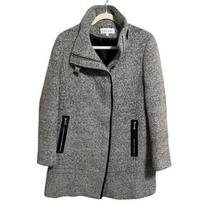 Calvin Klein Wool Blend Coat Size Medium